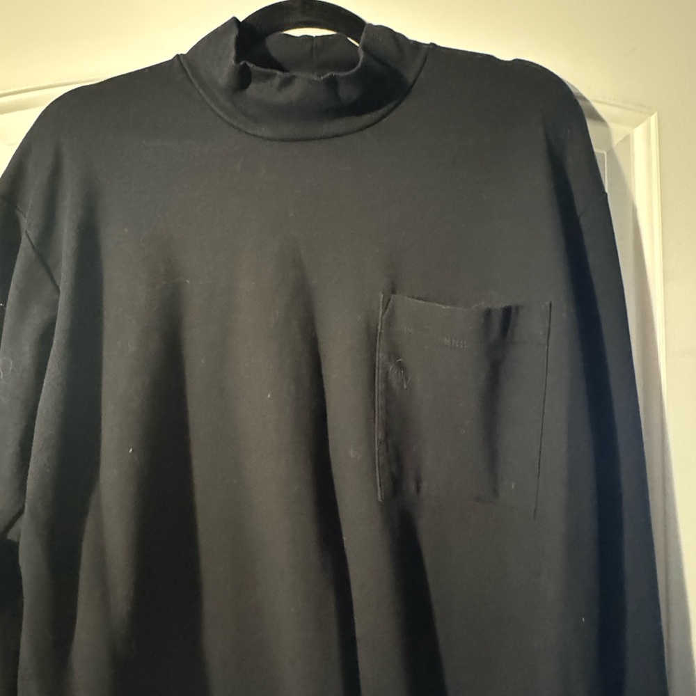 Stateside Classic Black Mock Neck Top